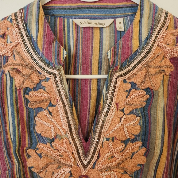 Soft Surroundings Boho Blouse - Picture 4 of 9